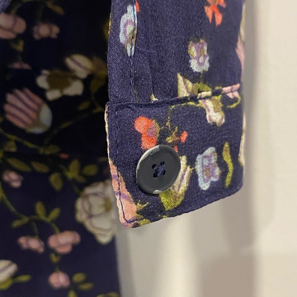 ☘️5 for $40☘️ Rebecca Taylor Floral Silk Dress Size 0 - Picture 7 of 16